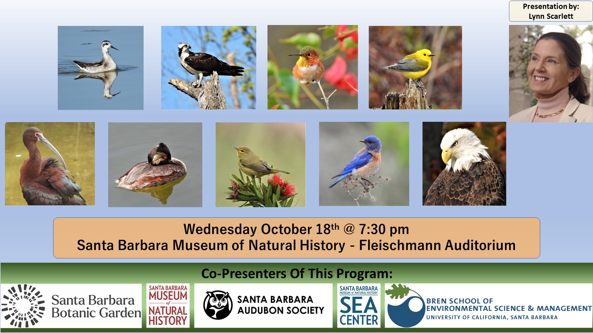 Program: Bird Conservation around the World and in Our Own Backyards: From Awe to Action